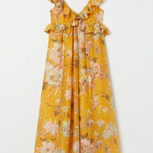H&M Ruffled Maxi Dress